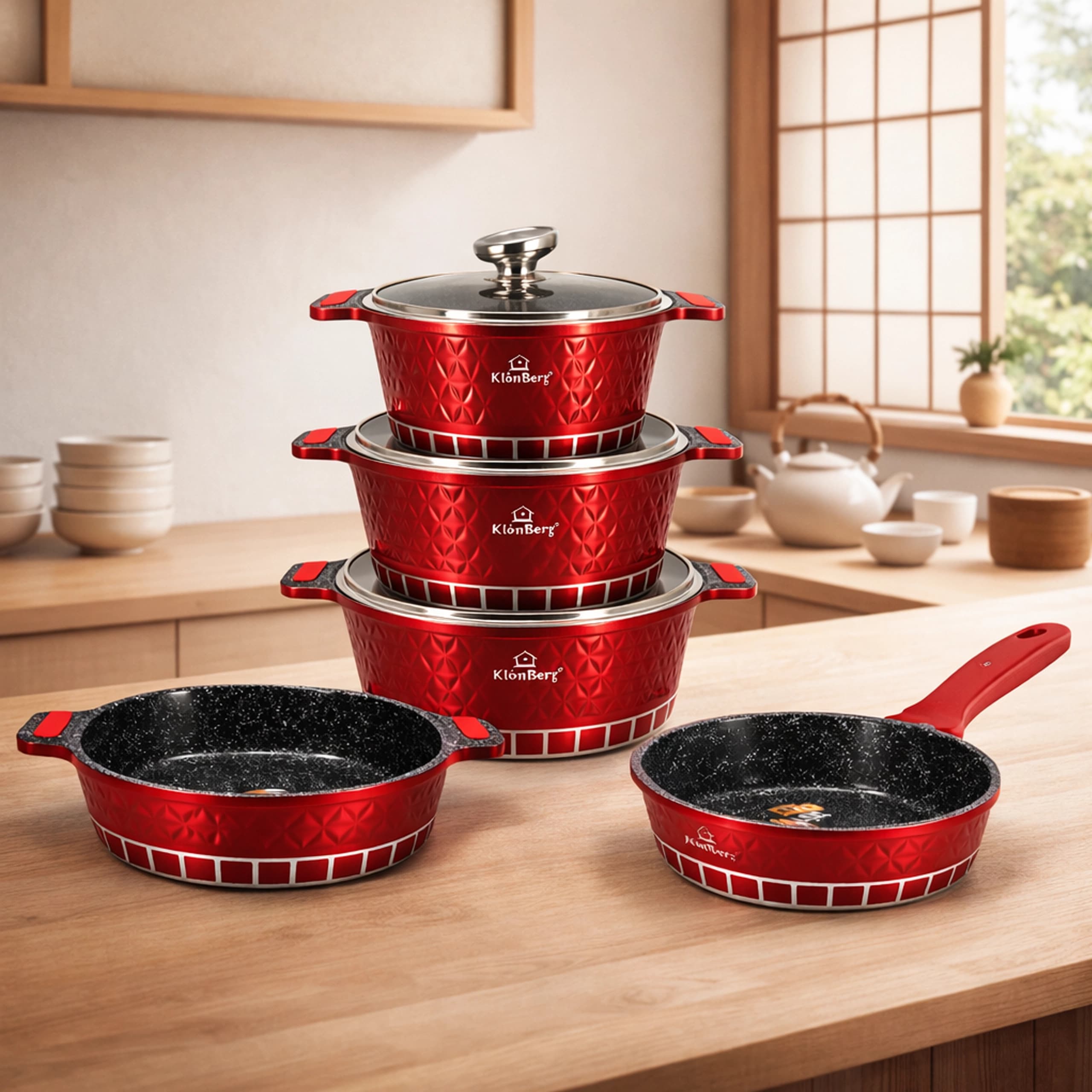 products.photoOf Cookware Set 10 Pcs KB-4204